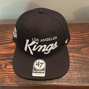 Los Angeles Kings 47 Brand Vintage Script